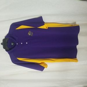 Starter LSU polo style shirt sz. M